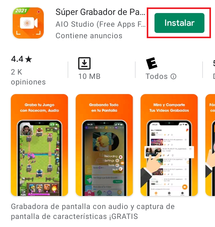 Súper recorder: La App de utilidad para crear videos al instante