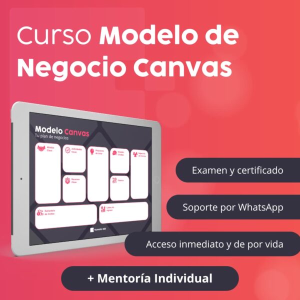 Curso Modelo de negocio Canvas + Mentoría