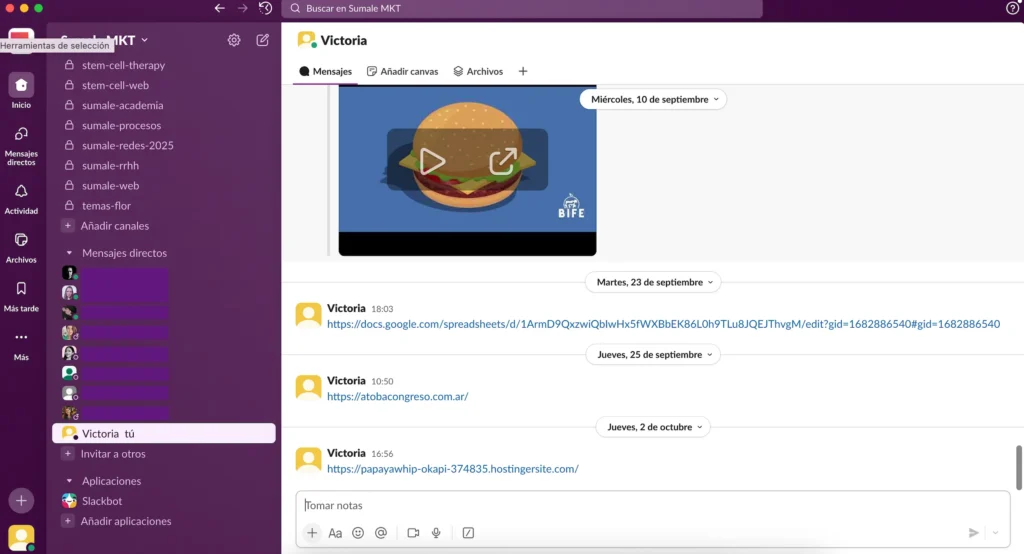 Herramientas de IA para emprendedores en 2025- Slack