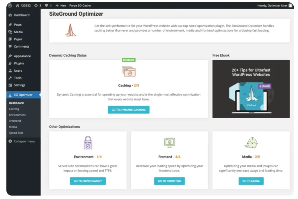 Hostings para tu web- SiteGround