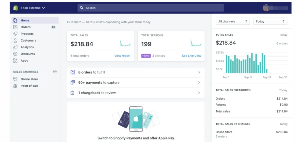 Plataformas para crear tu ecommerce: cuál elegir según tu negocio- Shopify