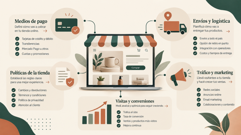 qué necesitás antes de crear una tienda online
