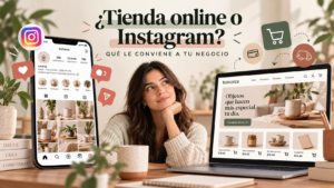 tienda online o instagram